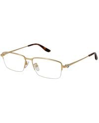 BMW - Gold Metal Glasses (frames) - Lyst
