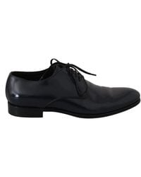 Dolce & Gabbana - Leather Dress Derby Formal Shoes - Lyst
