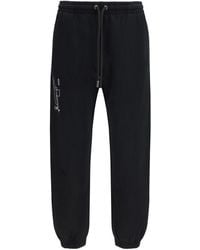 Off-White c/o Virgil Abloh - Black Cotton Joggers (workout Pants) - M - Lyst