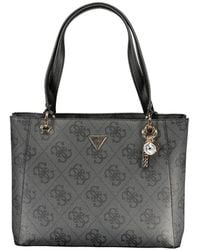 Guess - Black Polyurethane 's Handbag - Lyst