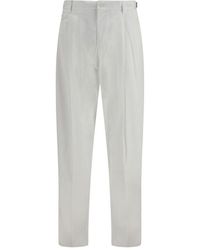 Dolce & Gabbana - Cotton Gabardine Pants - Lyst