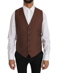 Dolce & Gabbana - Wool Vest Tsh2649 - Lyst