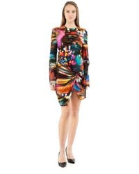 Moschino - Multicolor Viscose Casual Dress - Lyst
