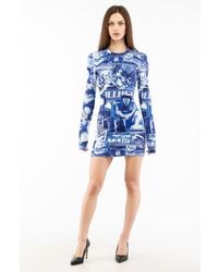 Moschino - Multicolor Cotton Casual Dress - Lyst