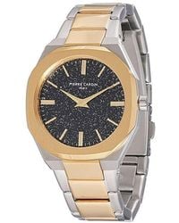 Pierre Cardin - Gold Stainless Steel Dress Watch - Lyst