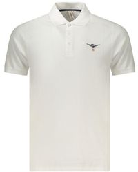 Accademia Militare - Bianco Cotton Men's Polo - Lyst