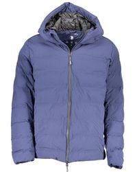 U.S. POLO ASSN. - Blue Polyamide Men's Jacket - Lyst
