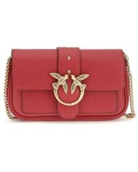 Pinko - Multicolor Calf Leather Bos Taurus Shoulder Bag - Lyst