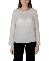 ARMANI EXCHANGE - Viscose Blouse - Lyst