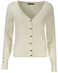 Guess - Bianco Viscosa S Cardigan - Lyst