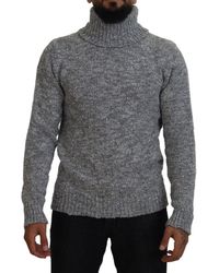 Dolce & Gabbana - Wool Knit Turtleneck Sweater - Lyst