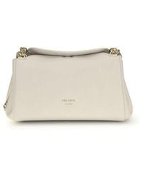 Prada - Leather Shoulder Bag - Lyst