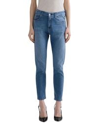 Replay - Cotton Skinny Jeans - Lyst