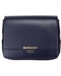 Burberry - Grace Small Regency Smooth Leather Flap Crossbody Handbag Purse - Lyst