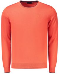 North Sails - Red Cotton Men Sweater - Lyst