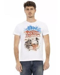 TRUSSARDI ACTION - White Cotton Men's T - Lyst
