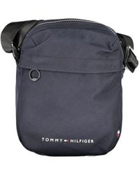 Tommy Hilfiger - Blue Recycled Polyester Men Shoulder Bag - Lyst