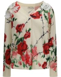 Blumarine - Wool Oves Aries Cardigan - Lyst