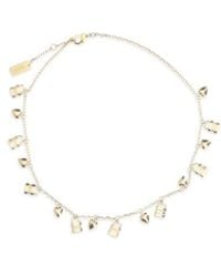 Chloé - Gold Brass Necklace - Lyst