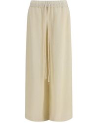 Gabriela Hearst - Beige Alpaca Vicugna Pacos Casual Pants - Lyst