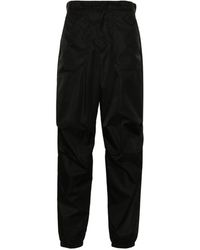 Prada - Mid-rise Tapered-leg Trousers - Lyst