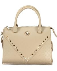 Laura Biagiotti - Beige Pvc Handbag - Lyst