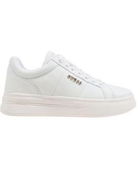 Guess - White Polyethylene Platform Sneakers - Lyst