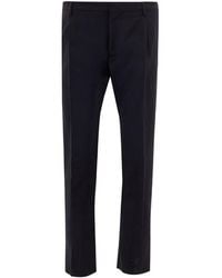 Valentino - Elegant Black Wool Trousers - Lyst