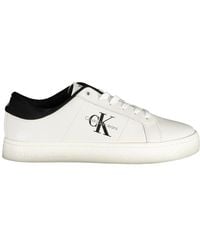 Calvin Klein - Bianco Polyurethane Men Sneaker - Lyst