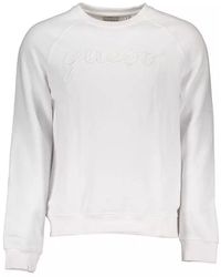 Guess - White Cotton Sweater - Lyst