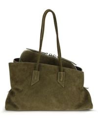 The Attico - Bicolor Calf Leather Bos Taurus Shoulder Bag - Lyst