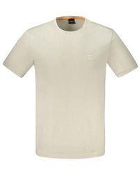 BOSS - Cotton T-Shirt - Lyst