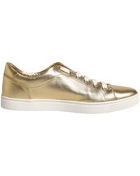 Dolce & Gabbana - Leather Lowtop Sneakers - Lyst