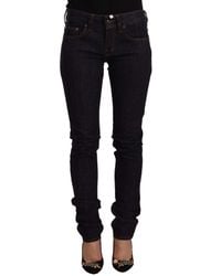 Gianfranco Ferré - Gf Ferre Mid Waist Cotton Denim Skinny Jeans - Lyst