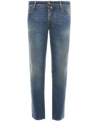 Jacob Cohen - Elegant Slim Fit Light Blue Stretch Jeans - Lyst