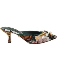 Dolce & Gabbana - Gorgeous 100% Authentic Slip On Sandals - Lyst