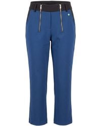 Trussardi - Blue Polyester Pant - Lyst
