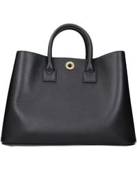 Burberry - Black Leather Handbag - Lyst