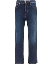Jacob Cohen - Blue Cotton Straight - Lyst
