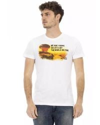 TRUSSARDI ACTION - White Cotton Men T - Lyst