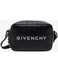 Givenchy Closure With Zip Printed Shoulder Bags - Black