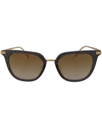 Dolce & Gabbana - Dotted Acetate Frame Irregular Sunglasses - Lyst