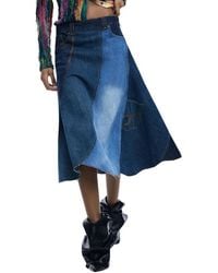 Desigual - Cotton Long Skirt - Lyst