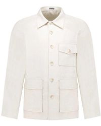 AUTORE - Beige Linen Full - Lyst