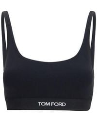 Tom Ford - Black Modal Sport Bra - Lyst
