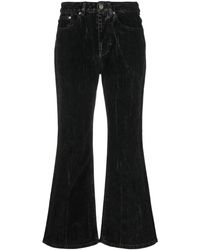 Stella McCartney - Flared Cropped Jeans - Lyst