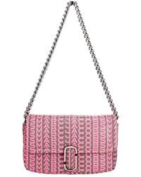 Marc Jacobs - Neon The Monogram Leather J Mini Shoulder Bag Crossbody - Lyst