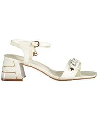 Laura Biagiotti - White Polyurethane 's Sandal - Lyst