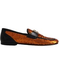 Dolce & Gabbana - Sequin Loafers - Lyst
