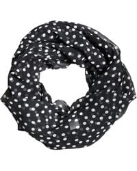 Dolce & Gabbana - Polka Dots Polyester Wrap Shawl Scarf - Lyst
